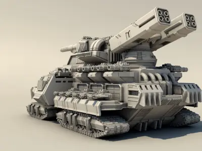 Legendary tank 3D print model purchase