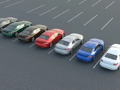 R3DP ASIAN CARS LOW-POLY PBR - Honda Accord Low-poly 3D model