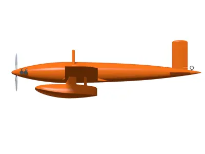 Type1 target plane 3D model