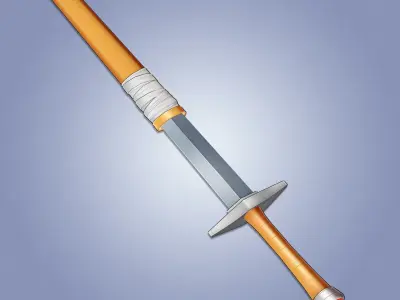 Anime Sword Low-poly 3D model purchase