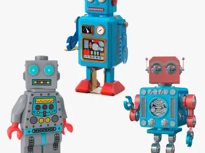 Robots Collection 3D model