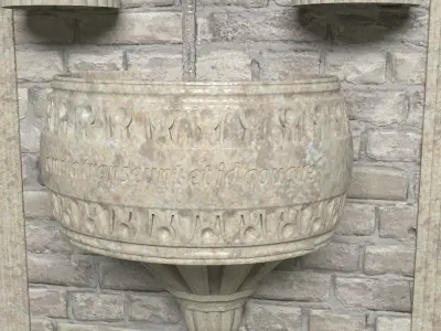 Historic Fountain 3D model purchase