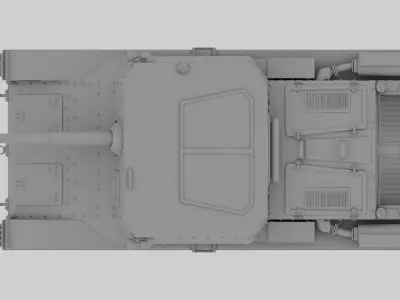 Semovente 75 34 M 42 3D model
