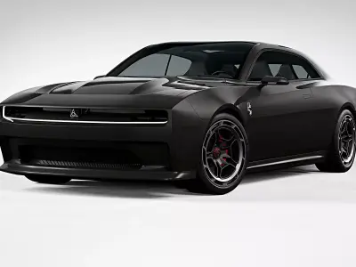 2024 Dodge Charger Daytona SRT Concept Grey 3D model