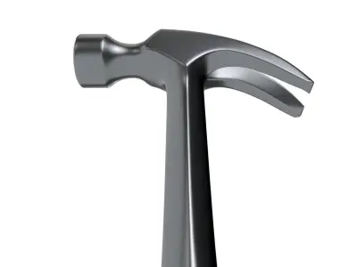 Regular claw hammer 3D model