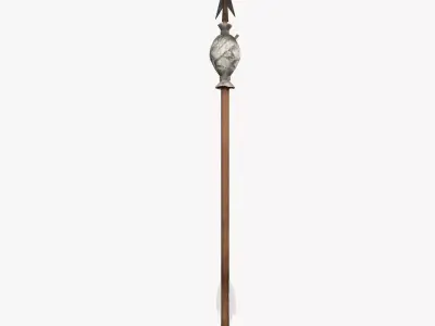 Medieval Fire Arrow V02 Low-poly 3D model