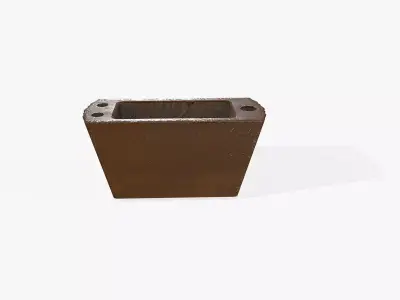 Vintage Phone Holder Low-poly 3D model