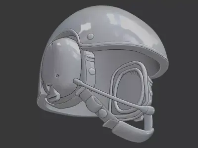 Combat Vehicle Crewman Helmet 3D Printable  3D print model