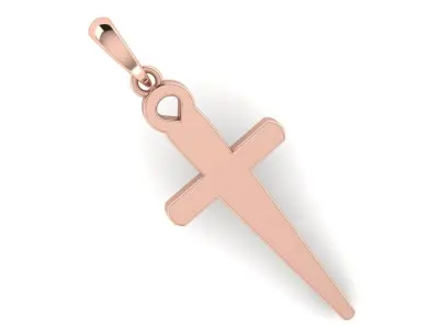 CROSS PENDANT CR168 3D print model