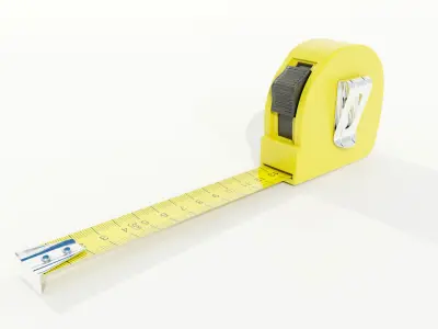 Metal Tape Measure 3D model
