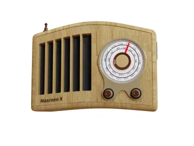 Nasreen Radio - Model X Low-poly 3D model