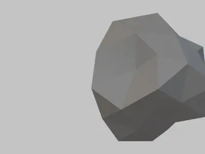 Nature Forest Kit Low-poly 3D model
