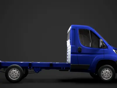 Citroen Jumper Chassis Single Cab 3450WB 2020 3D model