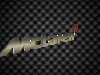 mclaren logo 3D model
