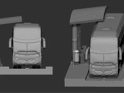 Bus G7 New 3D print model