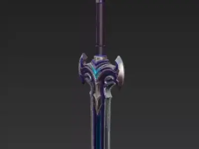 Wolf-Fantasy Sword 3D Models Collection-Stylized Weapons 3D model