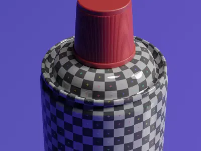 3D realistic model  WD-40  3D model