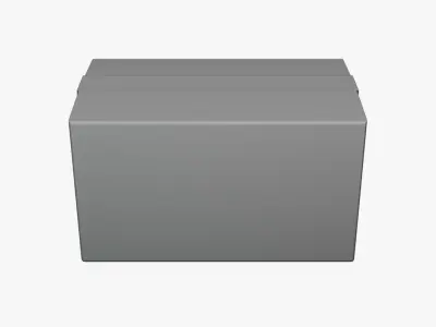 Basic Cardboard - Geometry Only No Textures No Materials 3D model