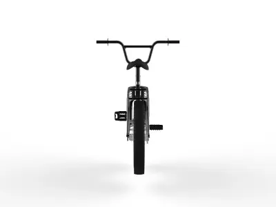 Professional Urban Bicycle Vehicle  Low-poly 3D model