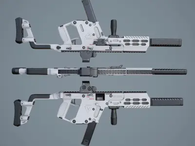 SMG Kriss Vector Low-poly 3D model purchase