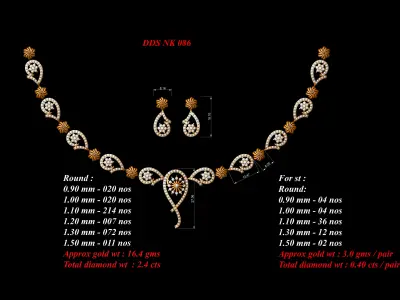 necklace  53  bulk  3dm files ready to print  part 06 3D print model