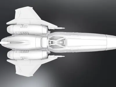 Colonial Viper MKIII Scale model 3D print model