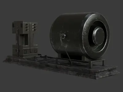 Old Machine 3D model