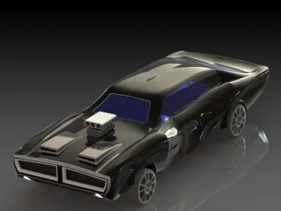 Dodge Charger Free 3D print model