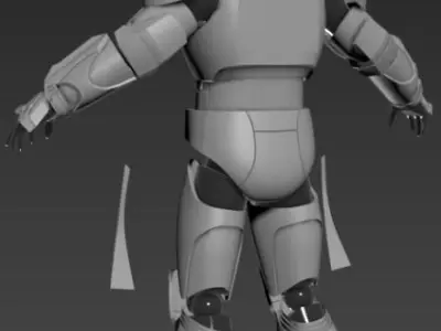 Clone Commando 6 inch figure kit conversion STL 3D print model