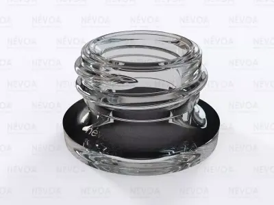Glass finish - GME 40 20 - 15 mm - Screw neck without AB 3D model