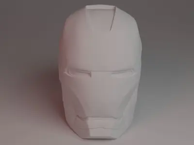 Iron Man Helmet 3D model shop