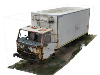 old lorrie 3D model