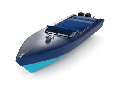 Motorboat 3D model
