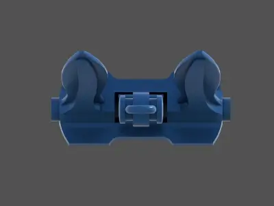 Naval anchor - Personal license - 1-200 scale 3D print model