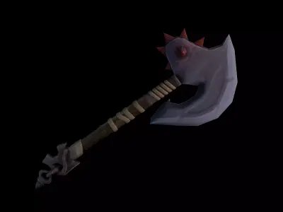 Murkblood War Axe Low-poly 3D model