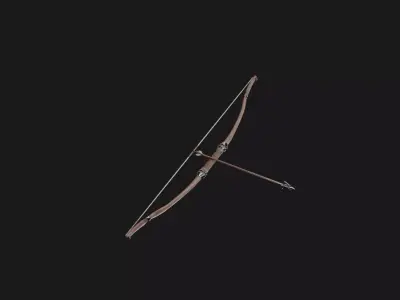Standard Bow Low-poly 3D model