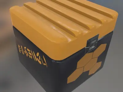 SciFi Crate 1 3D model