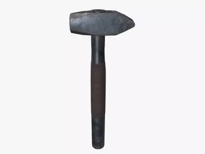 Medieval Hammer V01 Low-poly 3D model purchase