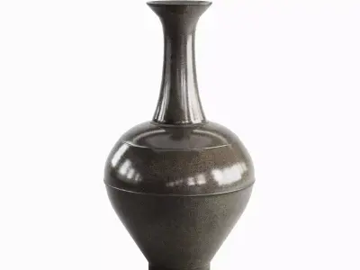 Ceramic Vase 01 Low-poly 3D model