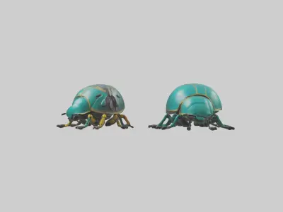 Scarabs Model Low-poly 3D model