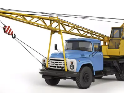 ZIL 130 KS-2561 1987 3D model