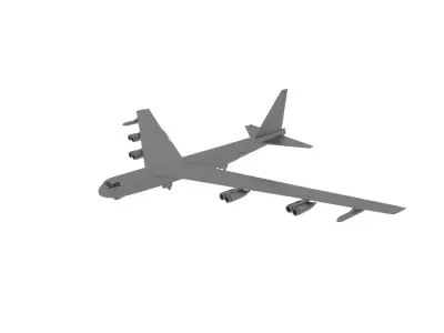 Boeing B-52 Stratofortress 3D model