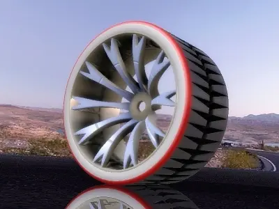 Alloy Wheels Free 3D model