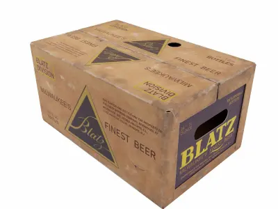 Paper carton  3D model