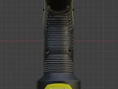 High-Quality Cordless Power Drill 3D Model Free low-poly 3D model