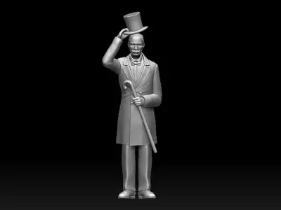  gentleman 3D print model