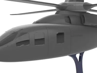 SB-1 Defiant 3D print model