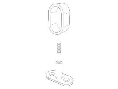 tube holder Free 3D model