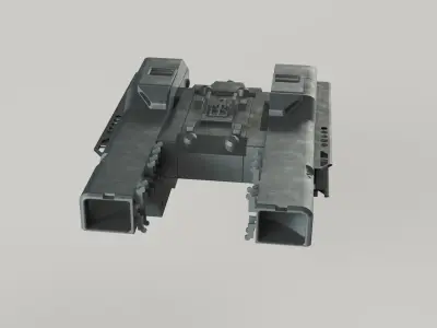 part scifi mortals spacecraft  vol2 3D model