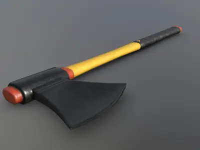 Axe - Modern Low-poly 3D model